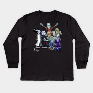 Classic Monsters Kids Long Sleeve T-Shirt